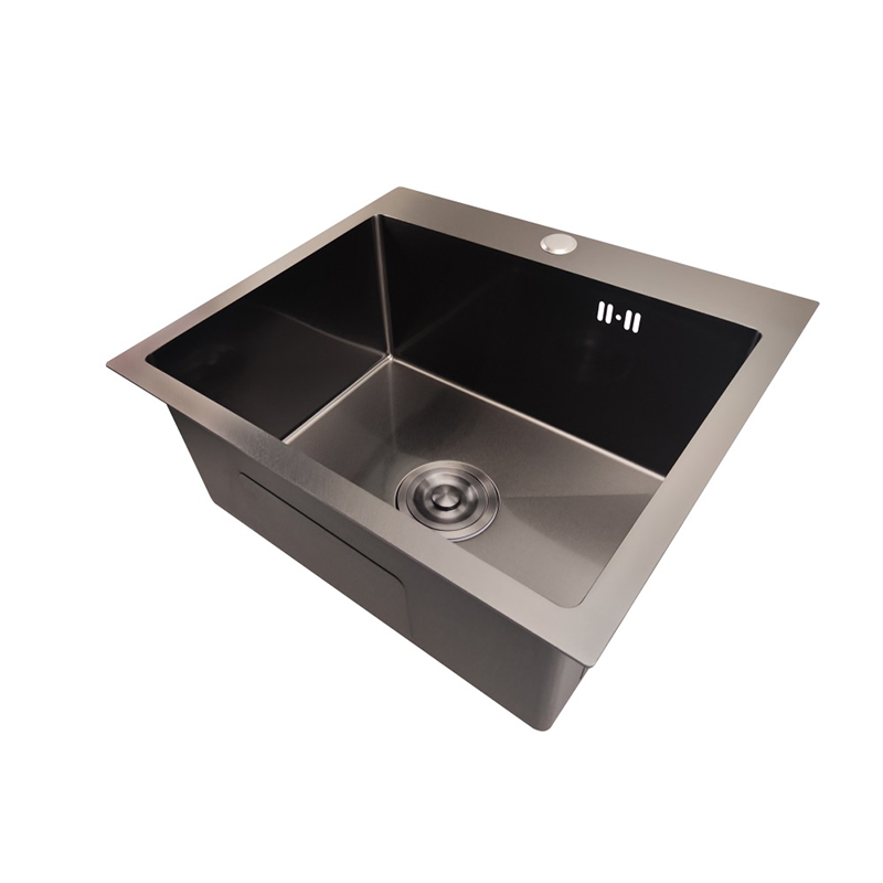 5050BL Single Bowl Nano Black